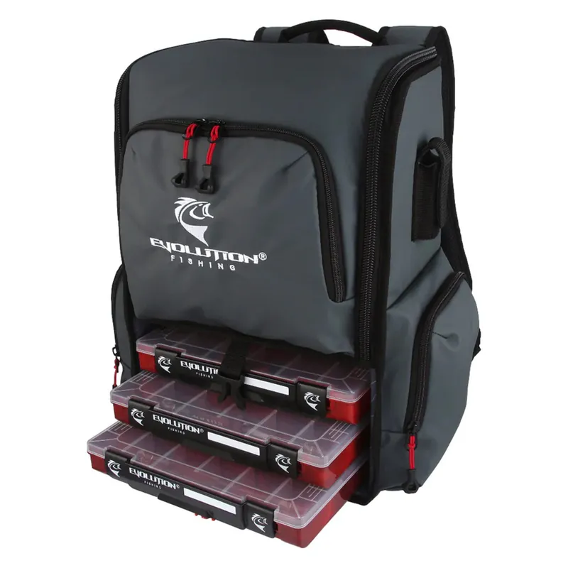Largemouth 3.0 Tackle Backpack Grey