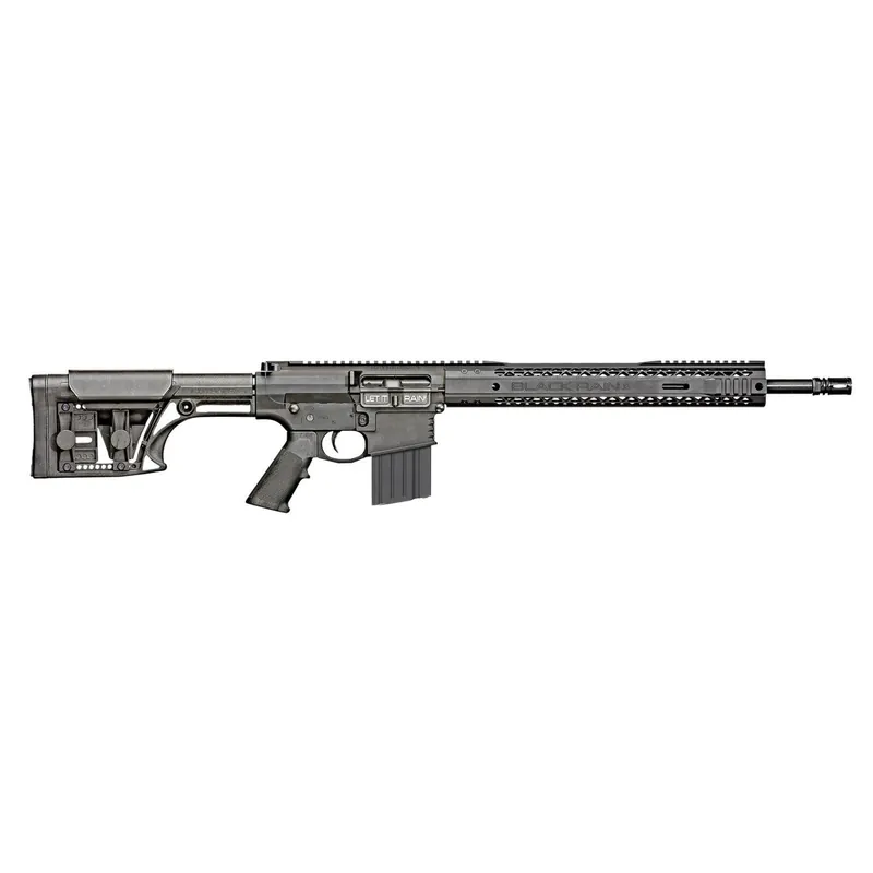 Black Rain BROFALLOUT10SI Fallout10 308 Win 18" 10+1 Black Nitride Black Luth-AR MBA-1 Stock G.I. Grip Right Hand