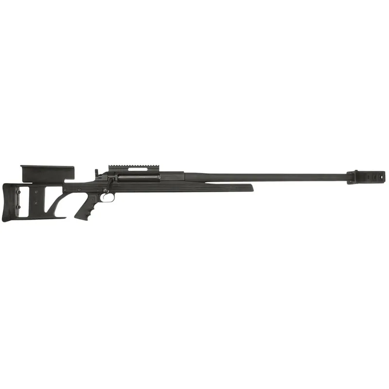 ArmaLite 50A1BGGG AR-50 50 BMG 1rd 30" Black Phosphate Heavy Barrel, Black Hard Coat Anodized Receiver, Black V-Shaped Stock, Optics Ready