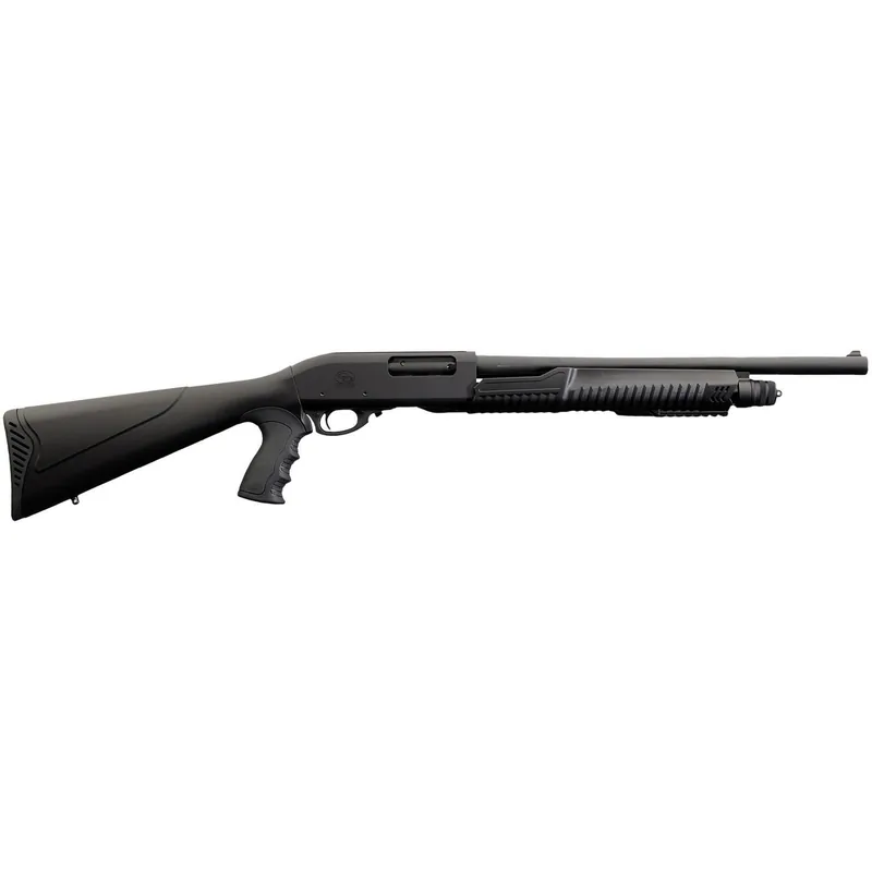 Chiappa Firearms 930294 301 Full Size Frame 12 Gauge Pump 3" 4+1 18.50" Black Steel Barrel, Black Aluminum Receiver, Black Fixed Synthetic Stock, Black Polymer Grip