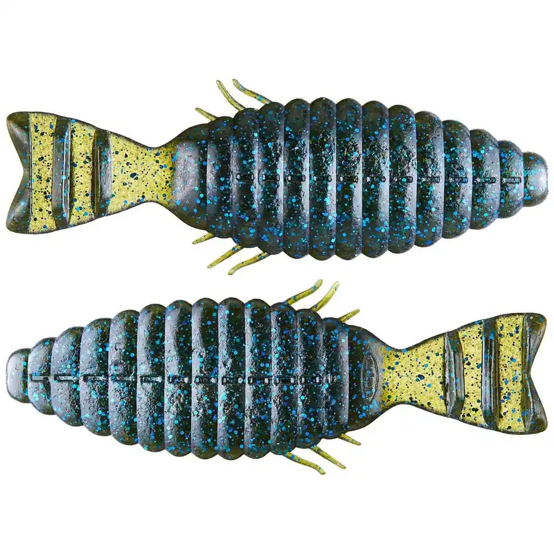 DEPS Bull Flat Creature 3.8" 6Pk Watermelon Blue