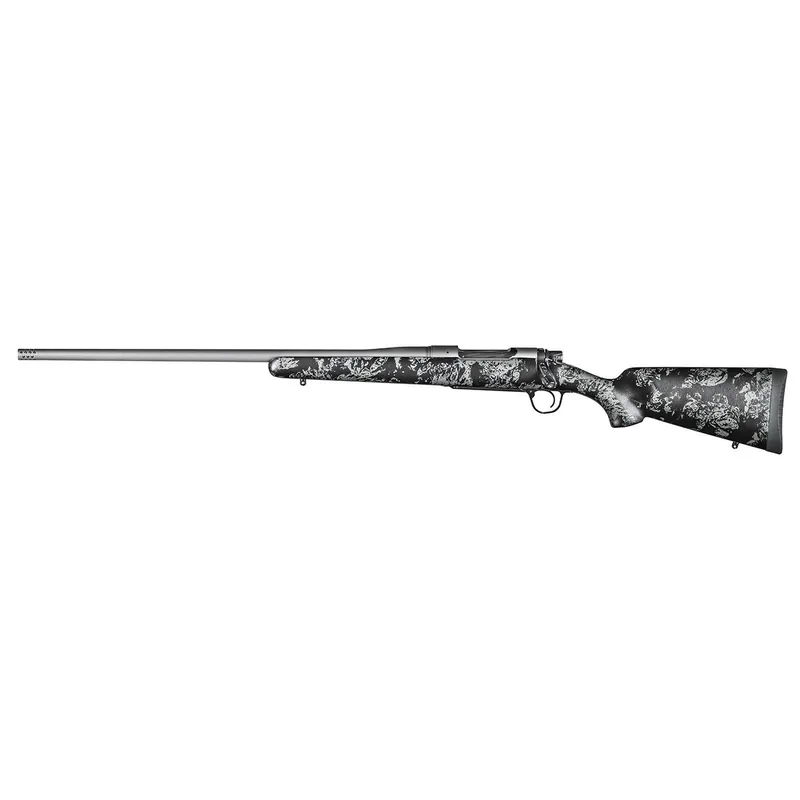 Christensen Arms 8010111300 Mesa FFT 7mm Rem Mag 3+1 22" Threaded Barrel, Tungsten Gray Cerakote, Black with Gray Webbing Stock, Left Hand