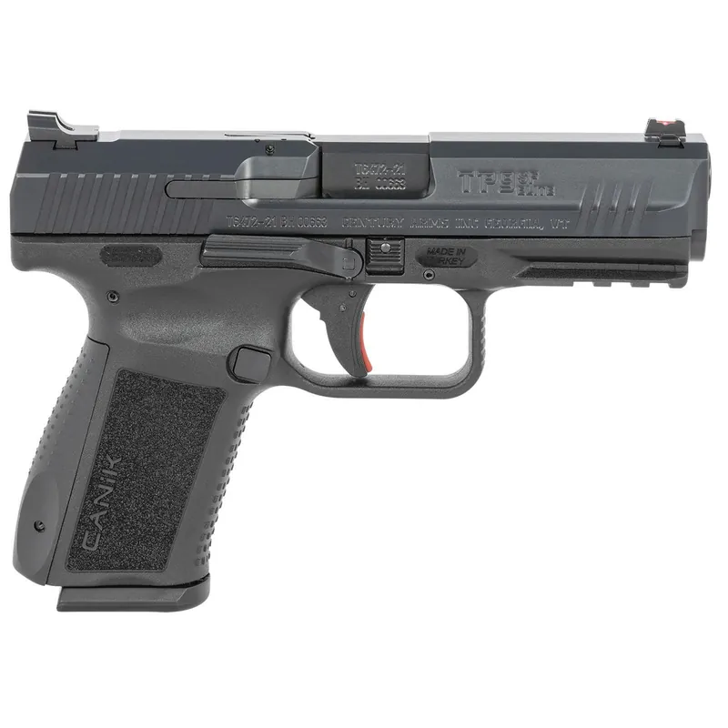 Canik HG4870N TP9SF Elite 9mm Luger 10+1 4.19" Black Nitride Match Grade Barrel, Serrated Steel Slide & Polymer Frame w/Picatinny Rail, Black Interchangeable Backstrap Grip