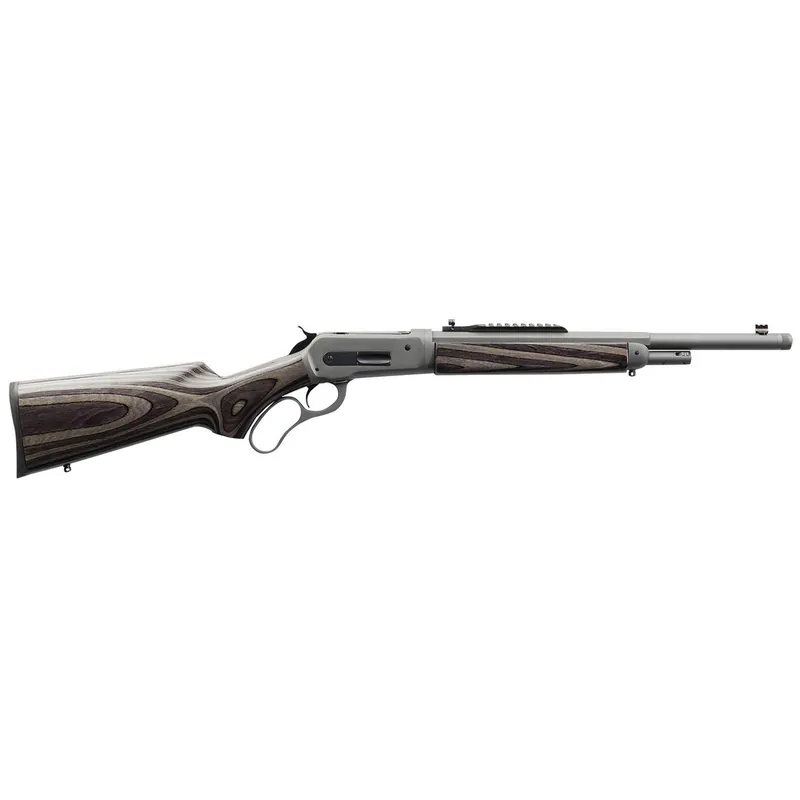 Chiappa Firearms 920411 Wildlands Takedown 1886 Full Size 45-70 Gov 4+1 18.50" Mystikote Dark Gray Threaded Barrel, Mystikote Dark Gray Picatinny Rail Steel Receiver, Fixed Gray Laminate Stock