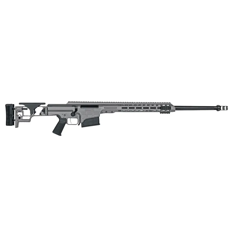 Barrett 18498 MRAD 6.5 Creedmoor 24" 10+1 Tungsten Gray Cerakote Gray Fixed Adjustable Comb Stock Black Polymer Grip Right Hand