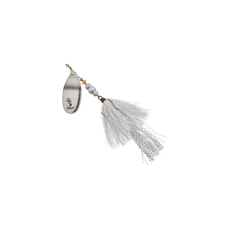 Mepps Bronze Slammer 1/4oz Silver Pearl Shad