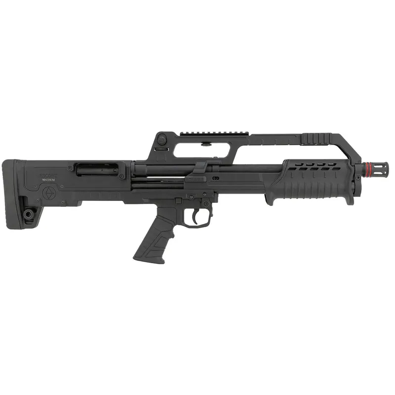 Escort HEBP12180101 PX BullTac 12 Gauge Pump 3" 5+1 18" Black Stainless Steel Barrel, Black Aluminum/Polymer Receiver w/Picatinny Rail, Black Bullpup Synthetic Stock, Black Grip