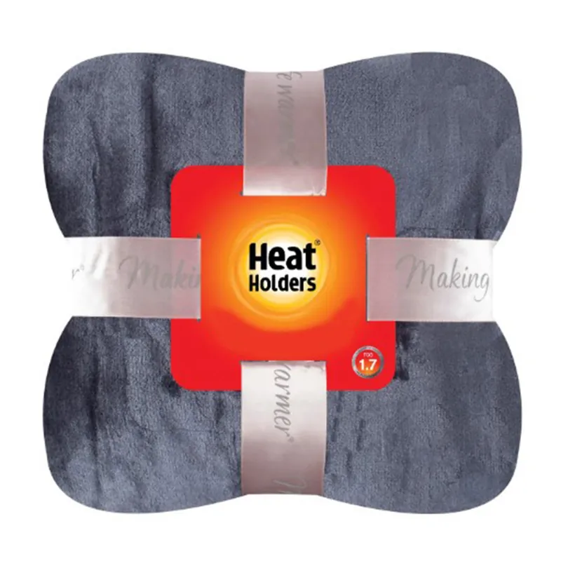 Heat Holders Personal-Sized Throw Antique Silver