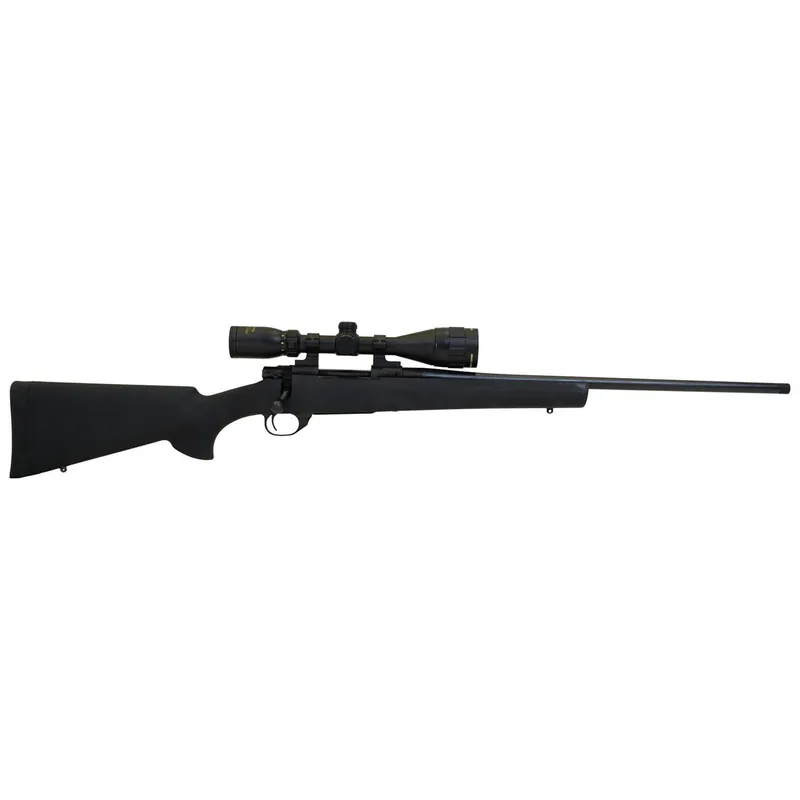 Howa HGP265PRCB M1500 Gamepro Gen2 6.5 PRC 3+1 24" Threaded Barrel, Blued Metal Finish, Black Fixed Hogue Pillar-Bedded Overmolded Stock, Includes GamePro 4-12x40mm Scope