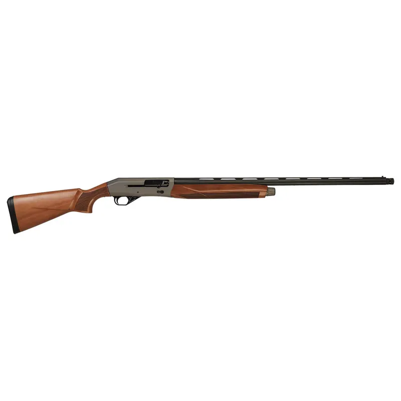 CZ-USA 06375 1012 G2 Full Size 12 Gauge Semi-Auto 3" 4+1 28" Matte Black Vent Rib Barrel, Gray Stainless Steel Drilled & Tapped Receiver, Fixed Turkish Walnut Stock, Right Hand