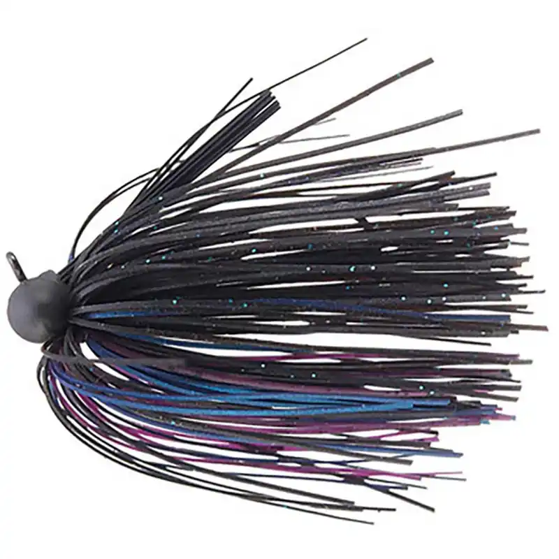 Queen Tackle Tungsten Finesse Peanut Football Jig 3/8 Oz Black Magic Special