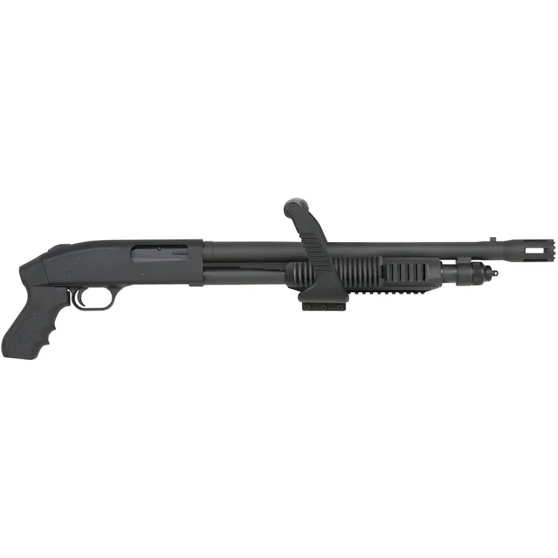Mossberg 50692 590 Chainsaw 12 Gauge 5+1 3" 18.50" Stand-Off Barrel, Matte Blued Metal Finish, Synthetic Pistol Grip Stock, Railed Forend, Removeable Top Handle