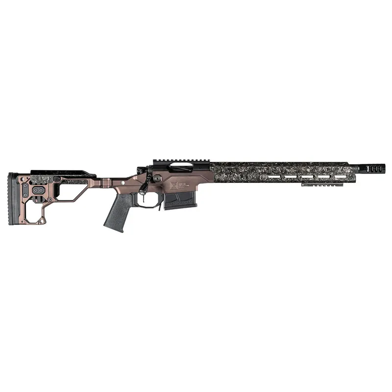 Christensen Arms 8010300800 Modern Precision 308 Win 16" Threaded Carbon Fiber Barrel 5+1, Black Nitride Finish, Desert Brown Anodized Folding Stock, Polymer Grip