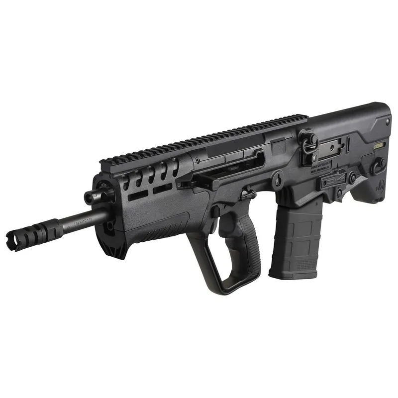 IWI US T7B2010 Tavor 7 7.62x51mm NATO Caliber with 20" Barrel, 10+1 Capacity, Black Metal Finish, Black Fixed Bullpup Stock & Black Polymer Grip Ambidextrous Hand