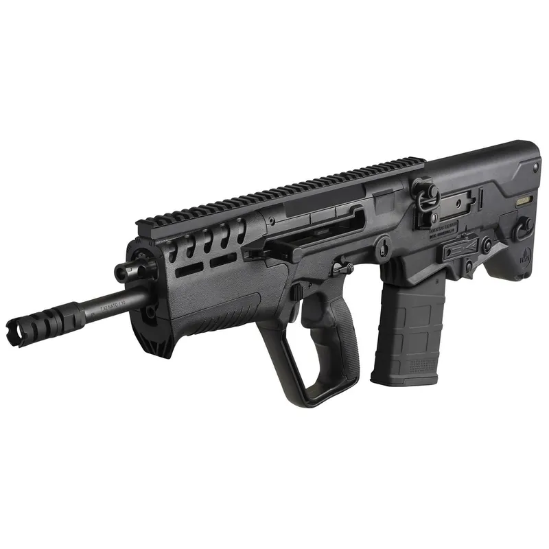 IWI US T7B20 Tavor 7 7.62x51mm NATO Caliber with 20" Barrel, 20+1 Capacity, Black Metal Finish, Black Fixed Bullpup Stock & Black Polymer Grip Ambidextrous Hand