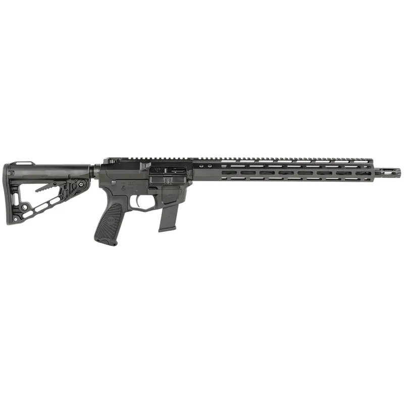 Wilson Combat TRAR9GB91610 AR9G Carbine 9mm Luger 17+1 16" Black Match Grade Threaded Barrel, Black Armor-Tuff Aluminum Receiver, M-LOK Handguard, Black Synthetic Rogers Super-Stoc w/Cam-Lock Stock