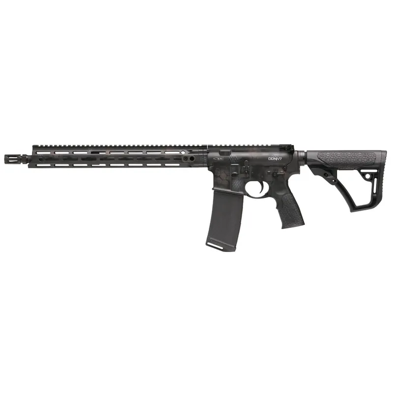 Daniel Defense 0212802267067 DDM4 V7 *CO Compliant 5.56x45mm NATO 16" No Magazine Rattlecan Cerakote 6 Position w/SoftTouch Overmolding Stock