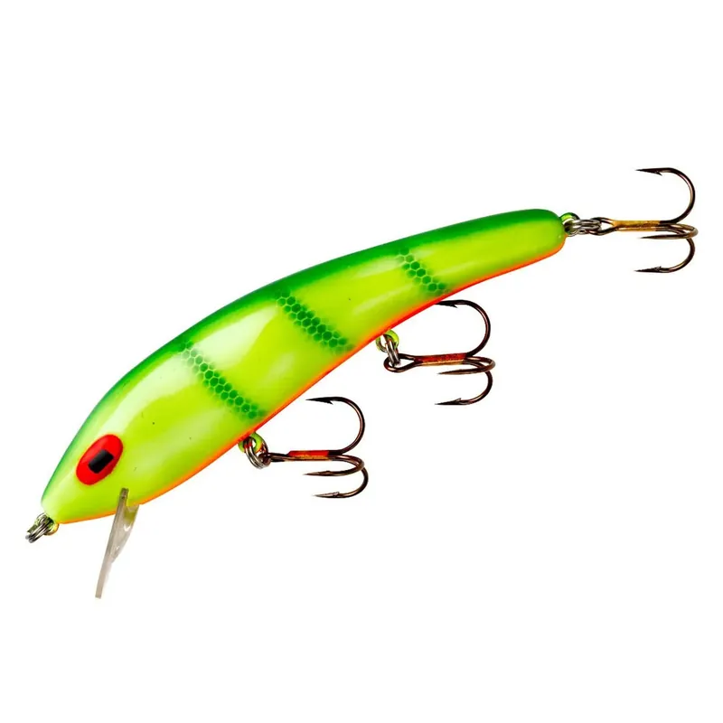 Cotton Cordell Suspending Ripplin‘ Red Fin - Chartreuse Perch 3/8 Ounce 17 Hook