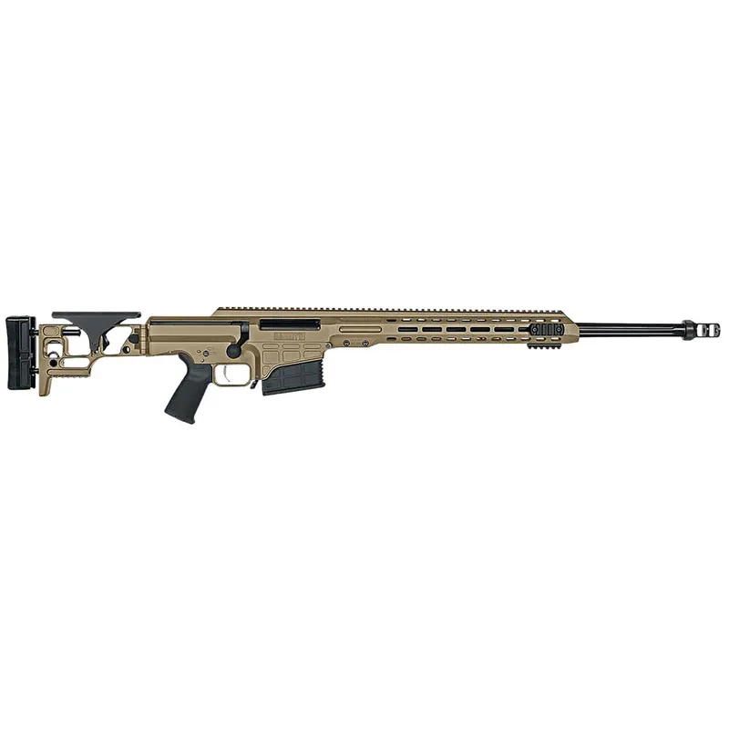 Barrett 18497 MRAD 6.5 Creedmoor 24" 10+1 Flat Dark Earth Cerakote Flat Dark Earth Folding with Adjustable LOP Stock Black Polymer Grip Right Hand