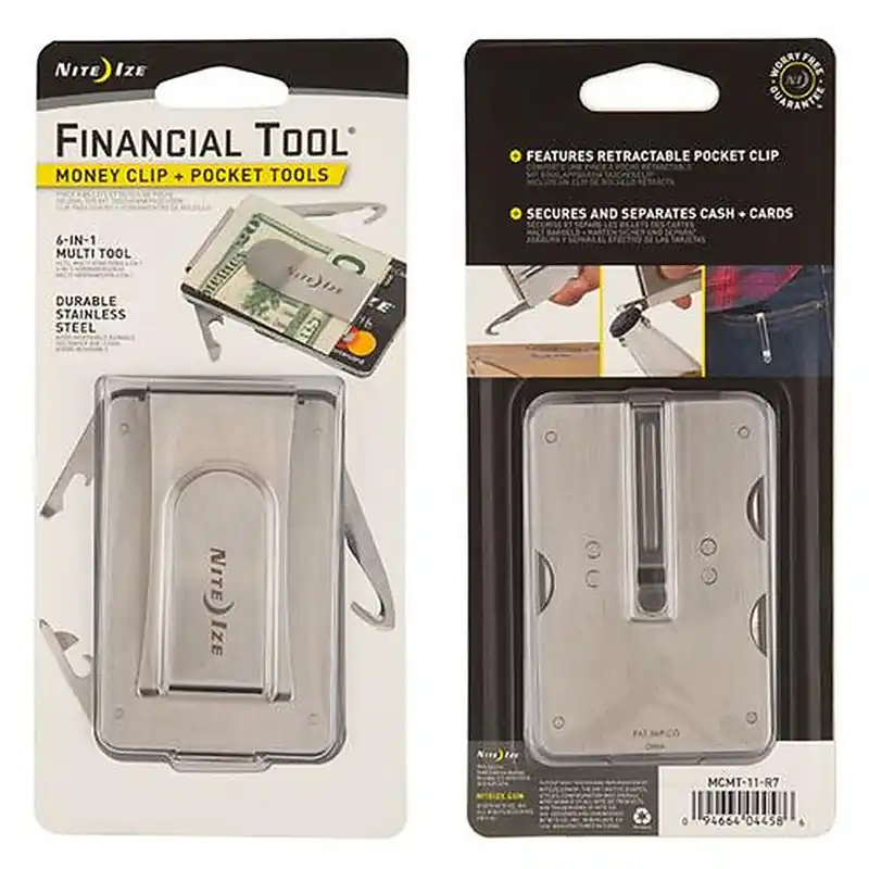 Nite Ize Financial Money Clip/Multitool Mcmt-11-R7