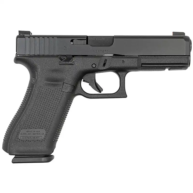 Glock 17M 9mm Pistol with Ameriglo Bold Sights and Extended Slide Lock (Made in USA)