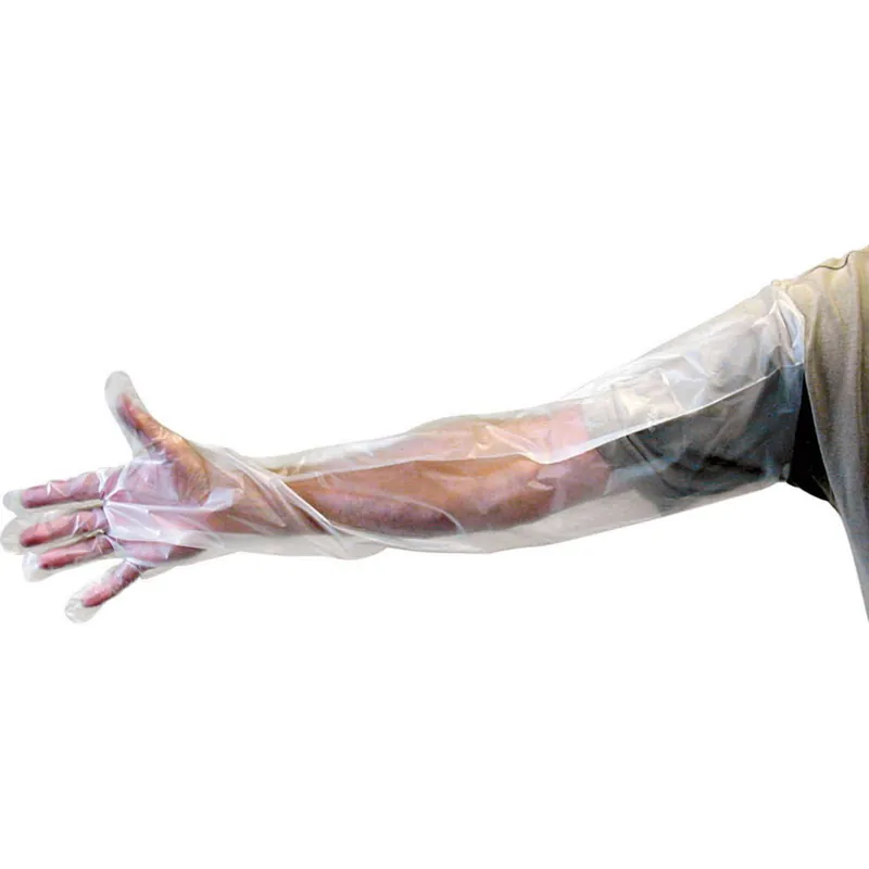 LEM Products Shoulder Length Poly Gloves