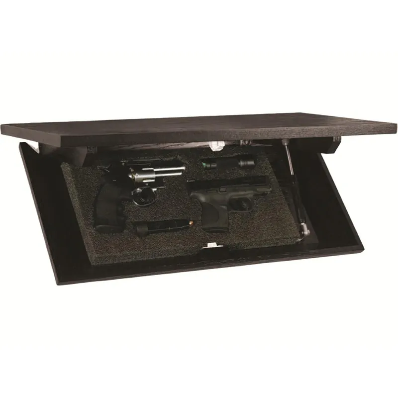 Covert Cabinets 24" x 11" x 3" Concealment Shelf Black