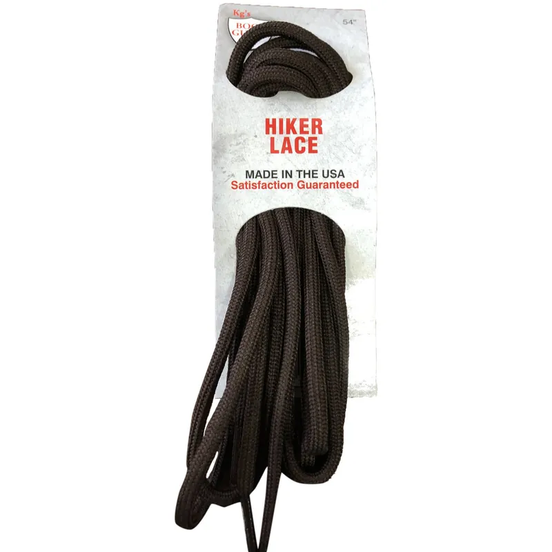 KG‘S Boot Guard 54" Black Hiker Lace 354BL