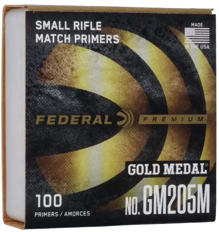 FEDERAL GM205M GM SMALL RIFLE PRIMER 100 CT.