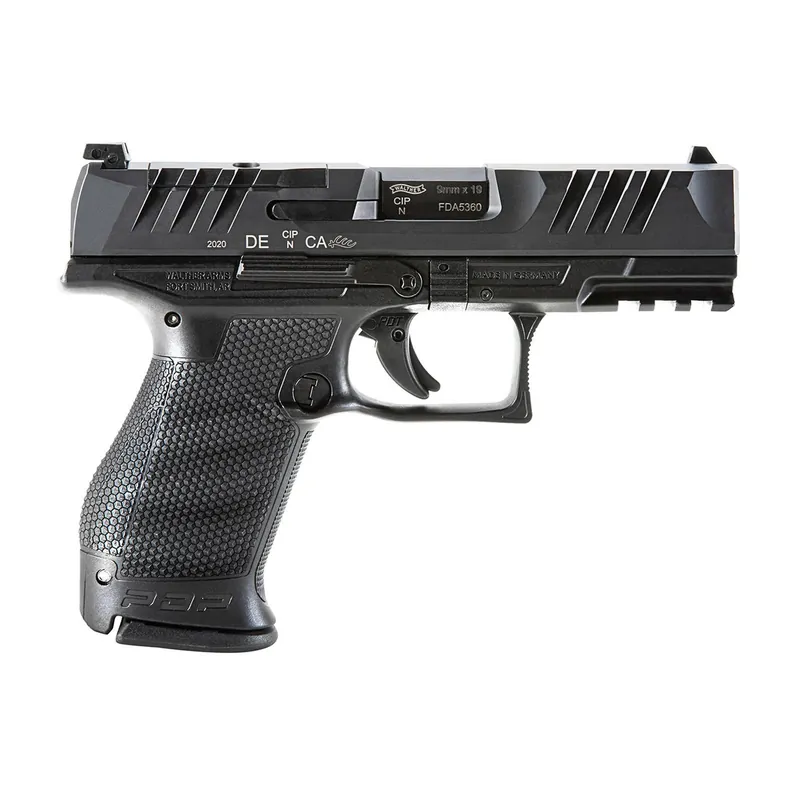 Walther PDP Compact 9mm 4" Barrel Optics Ready Black 15rd