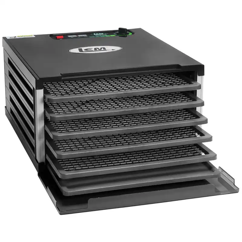 LEM 5 Tray Dehydrator with Digital Timer Aluminum and Polymer