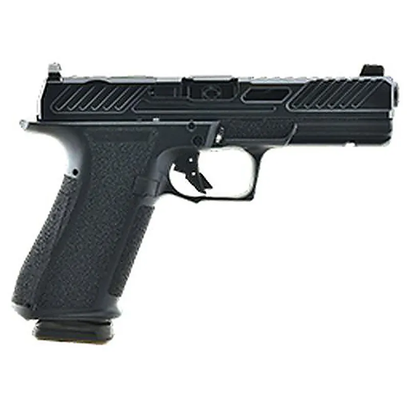 SHADOW SYSTEMS DR920 HGA 9MM 4.5IN BBL BLK ELITE SLD OPTIC CUT SPIRAL UNTHRD BLACK BBL NS 2/15RD