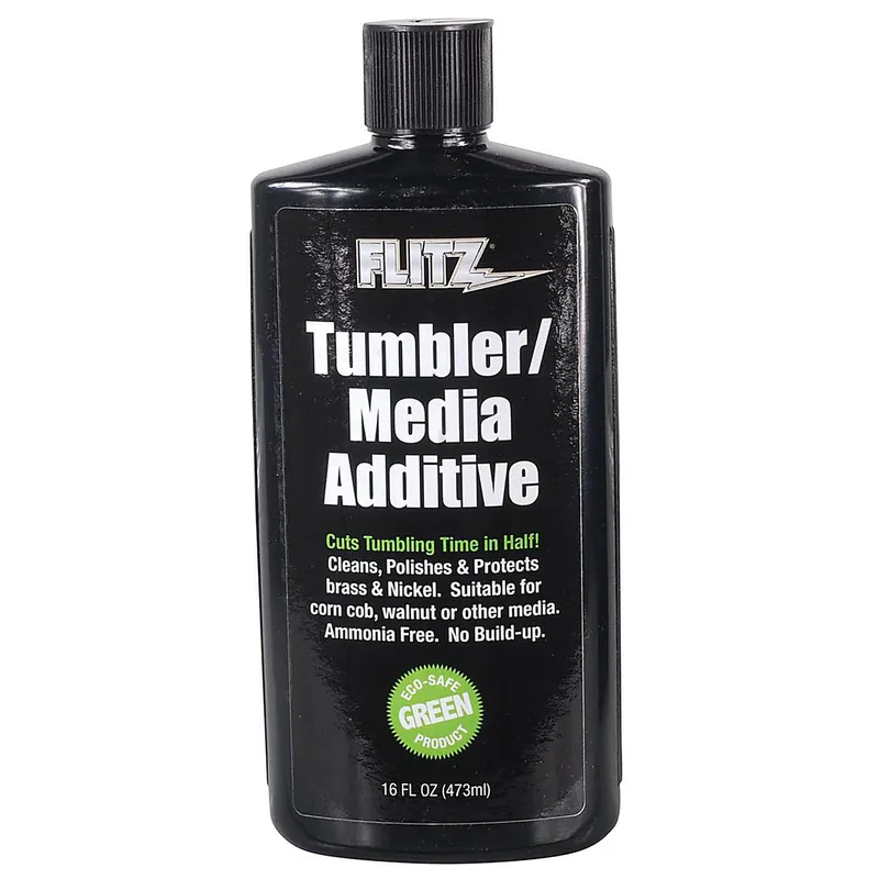 FLITZ 04806 BRASS POLISH-TUMBLER MEDIA ADDITIVE 16 OZ.