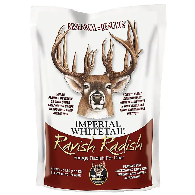 Whitetail Institute Imperial Ravish Radish Food Plot Seed 2.5 lb