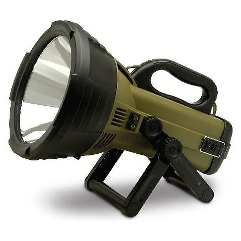 Cyclops Thor X Colossus Spotlight Halogen Rechargeable Battery Green
