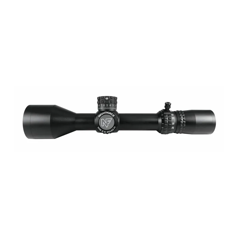 Nightforce NX8 F1 Scope 30mm 2.5-20x 50mm ZS Daylight MOAR Reticle Matte