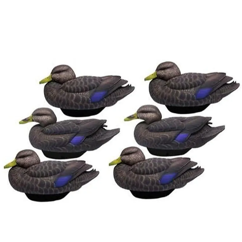 LIFETIME DECOYS LTD520 FLEXFLOAT BLACK DUCK DECOYS 6 PACK