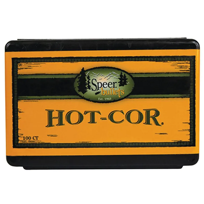 Speer 8mm Caliber .323" Diameter 150 Grain Hot-Cor Soft Point Bullet 100 Count, 2277