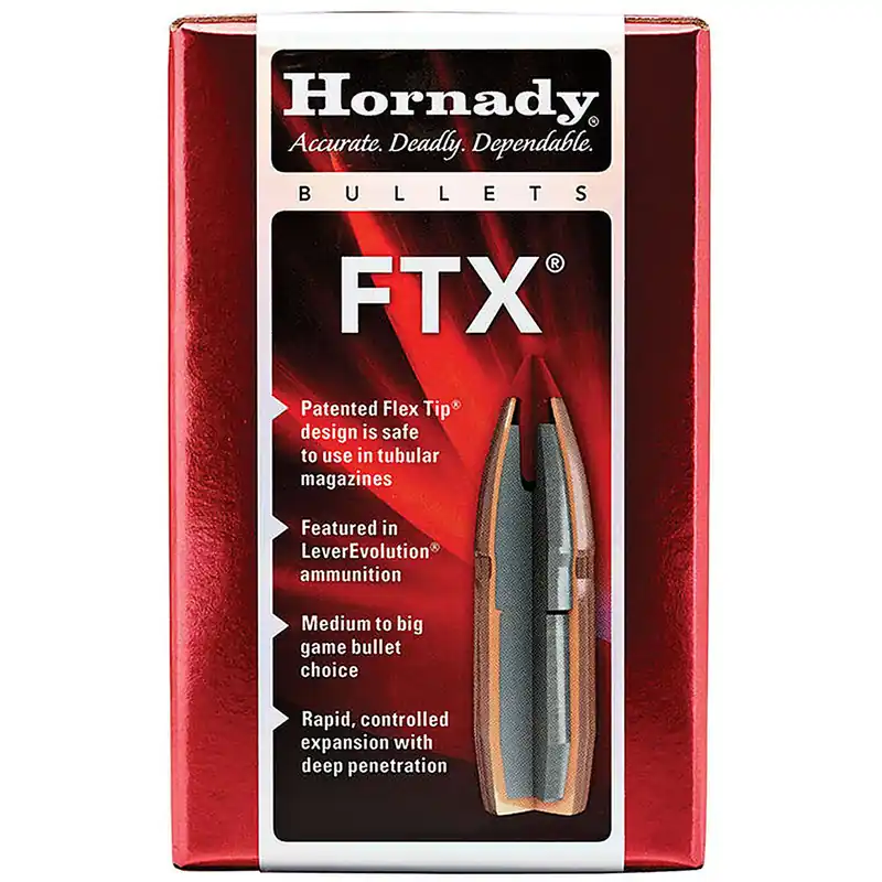 HORNADY 30395 30 CAL .308 160 GR FTX 100 CT.