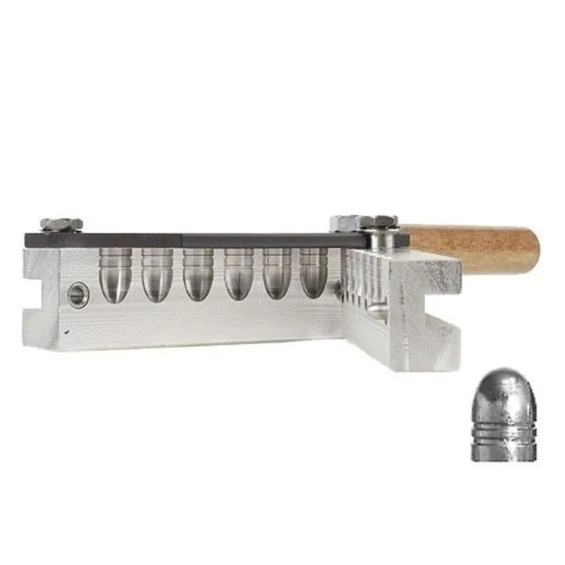 Lee 6-Cavity Bullet Mold 452-228-1R 45 ACP, 45 Auto Rim, 45 Colt (Long Colt) (452 Diameter) 228 Grain 1 Ogive Radius