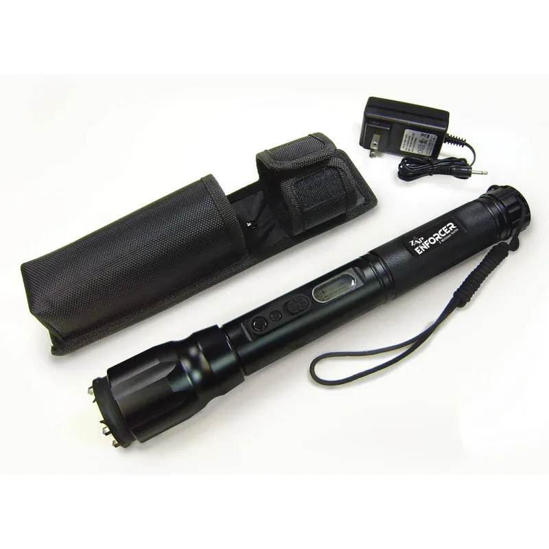 ZAP Enforcer 2,000,000 Volt Stun Gun with LED Flashlight Rechargeable