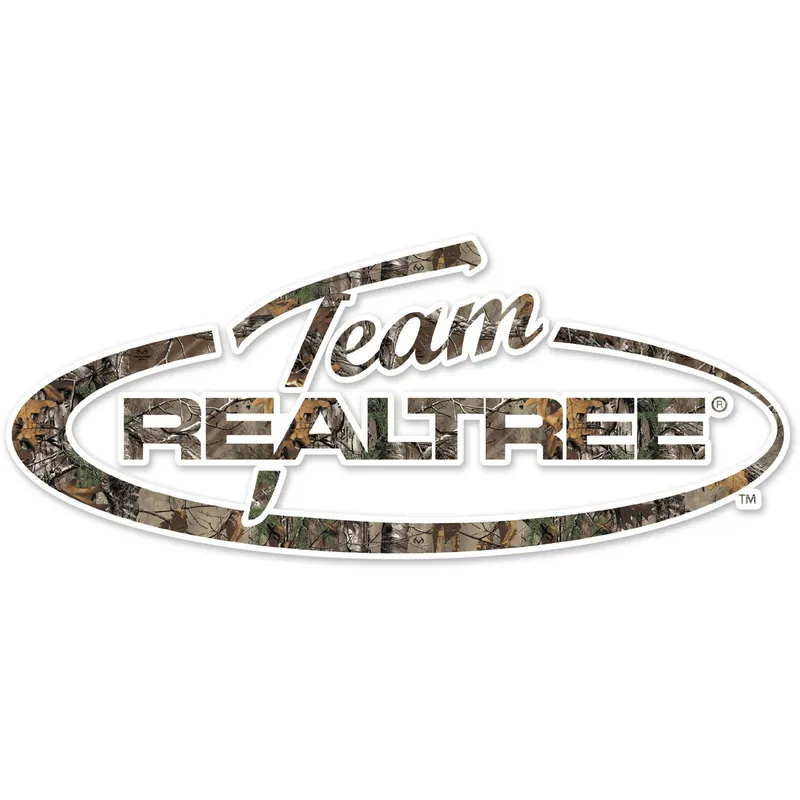 Team Realtree Logo Die Cut Decal, 2" x 6"
