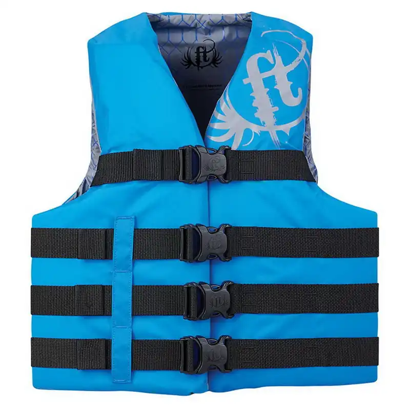 Full Throttle 112200-500-080-19 Nylon Water Sports Vest - 2Xl/4Xl, Blue