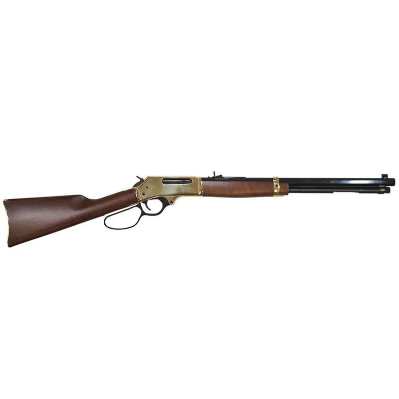 Henry .30-30 Lever-Action Rifle with Brass Receiver and Large Loop