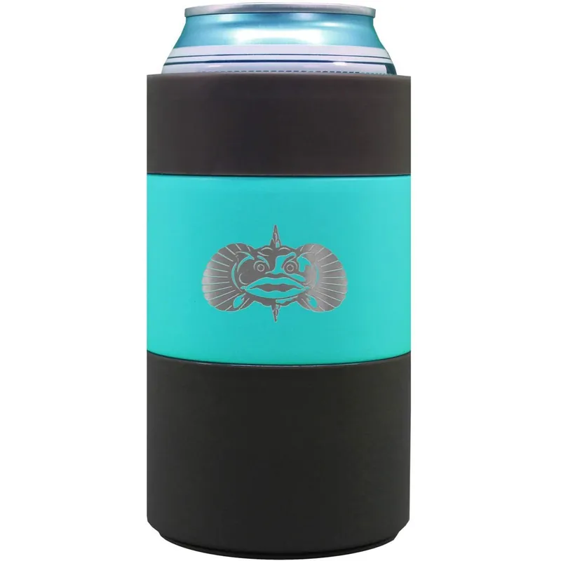 Toadfish Outfitters Non-Tipping Suction Cup Can Cooler Teal