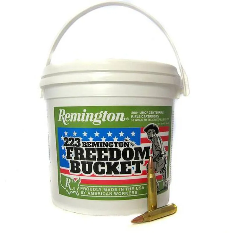 Remington UMC Freedom Bucket .223 Remington 55GR FMJ 300 Rounds