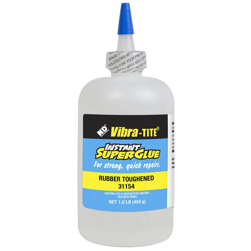 Vibra-Tite 311 Toughened Superglue Gap Filling Clear - 20 Gm Bottle, Clear