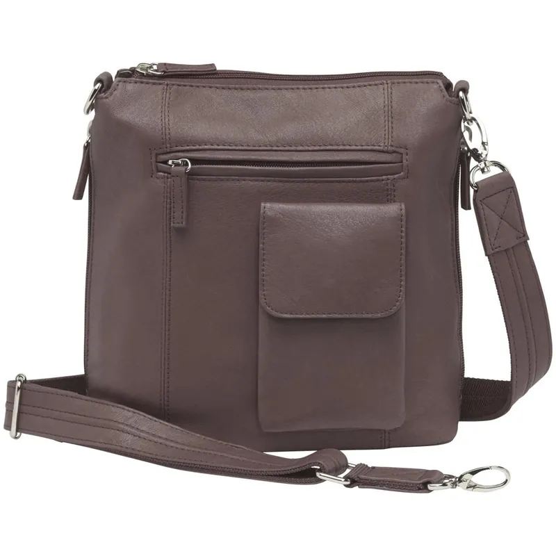Gun Tote‘n Mamas CC Nappa Leather 9 .5"x10"x3.25" GTM-20/BRN