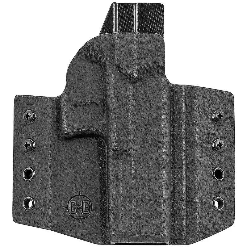 C&G Holsters 000-100 Covert OWB Kydex Black RH