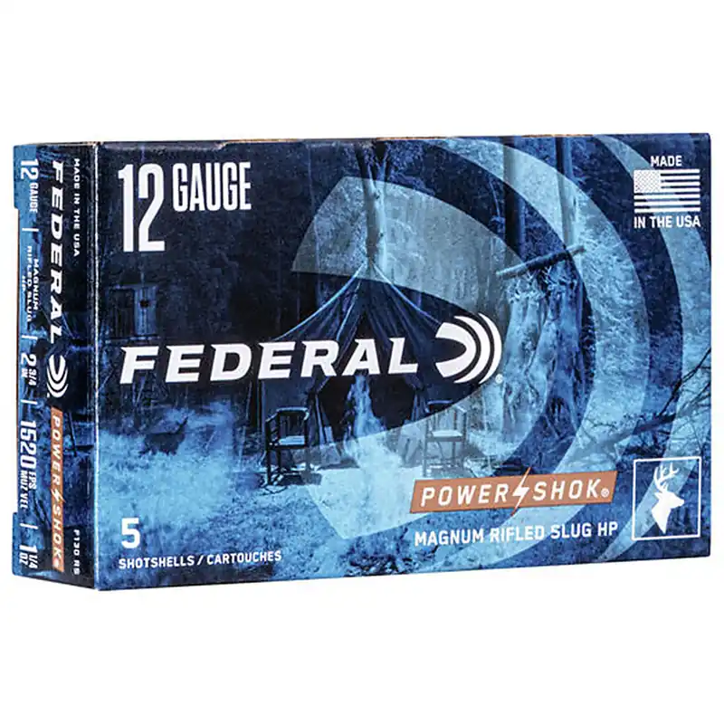 Federal Power-Shok F130 00 12 Gauge 2.75" 00 Buck 5 Rounds
